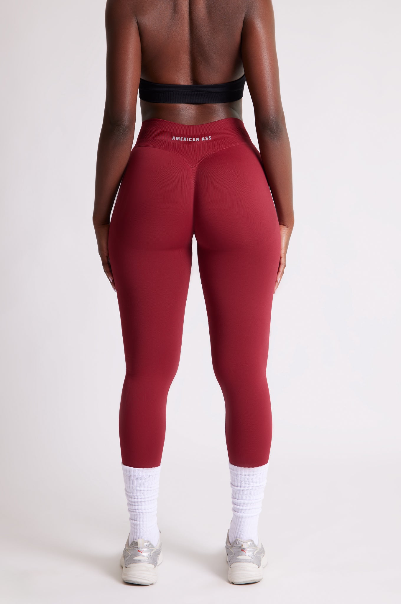 Assentials Soft-Sculpt Leggings — Red