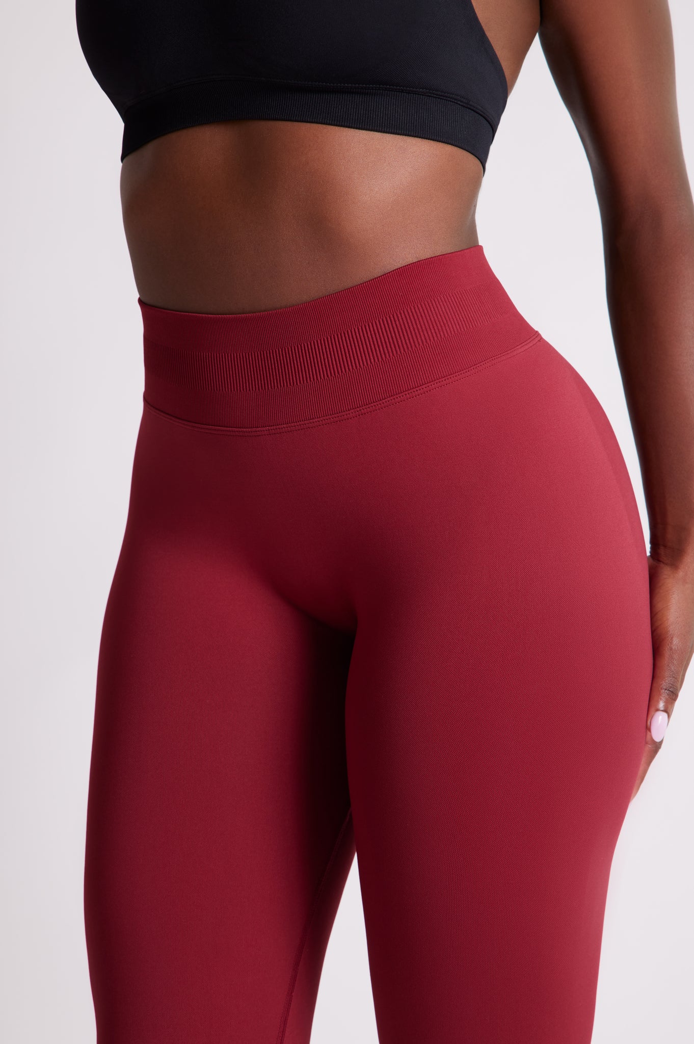 Assentials Soft-Sculpt Leggings — Red