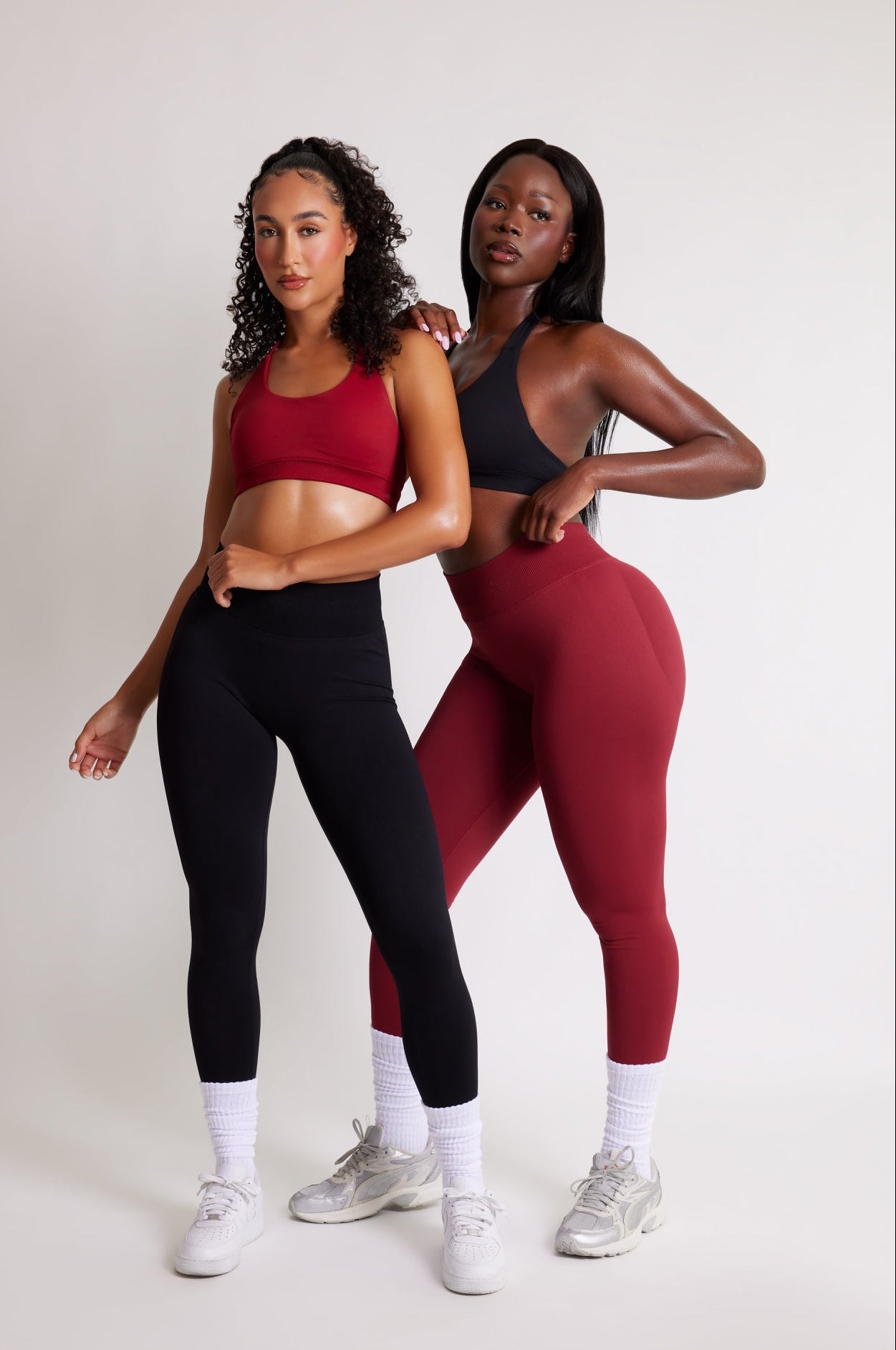 Assentials Soft-Sculpt Leggings — Red